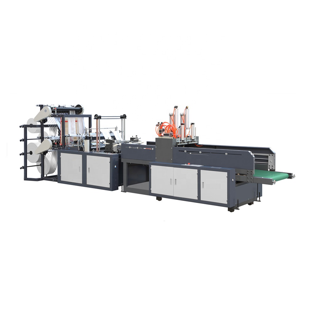HSLQ-600-1200全自動(dòng)熱封冷切背心袋制袋機(jī)
